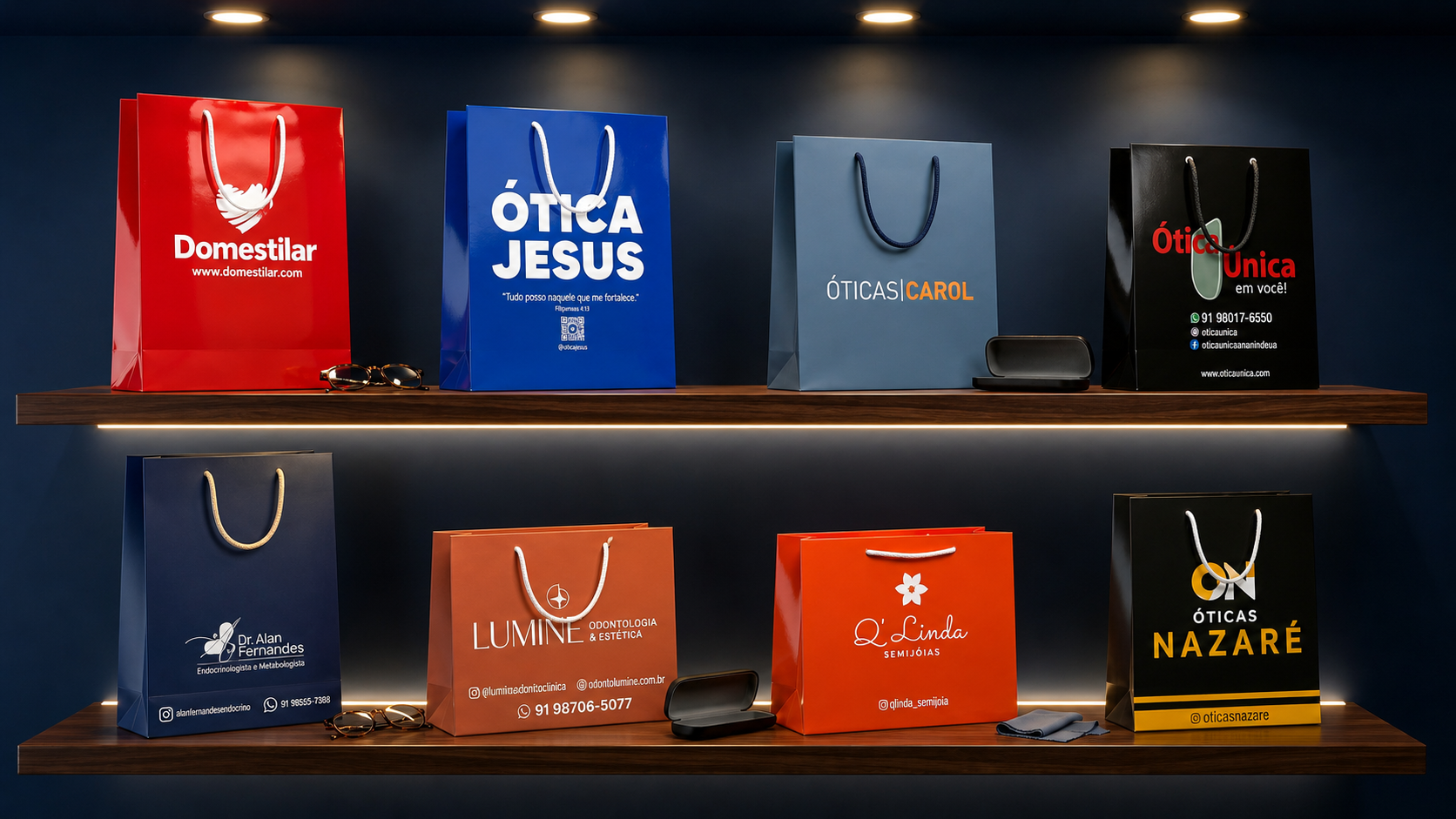 Sacolas Personalizadas Gráfica Batista